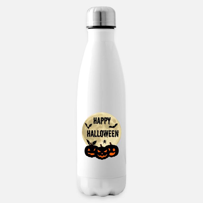 Fröhliches Halloween - Isolierflasche - Weiß