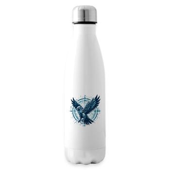 ADLER GREIFVOGEL CYBER MECHANISCH FUTURISTISCH - Isolierflasche - Weiß - Rechts