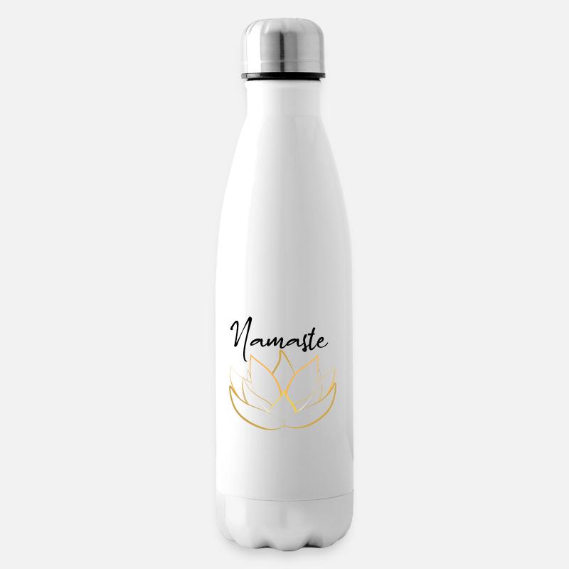 Namaste - Isolierflasche - Weiß
