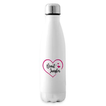 Brautjungfer Beste Freundin Danke Brautjungfern - Isolierflasche - Weiß - Rechts