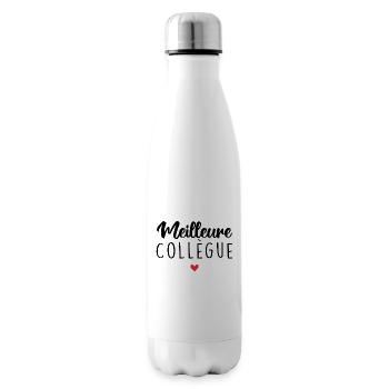 Meilleure Collègue - Bouteille isotherme - blanc - Droite