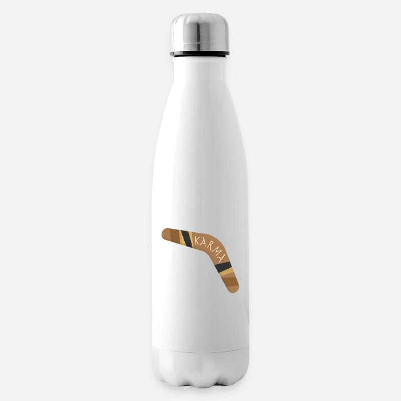 Karma boomerang - Isolierflasche - Weiß