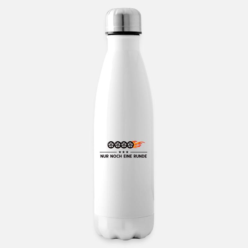 Nur Noch Eine Runde Auto Tuning KFZ Mechatroniker - Isolierflasche - Weiß