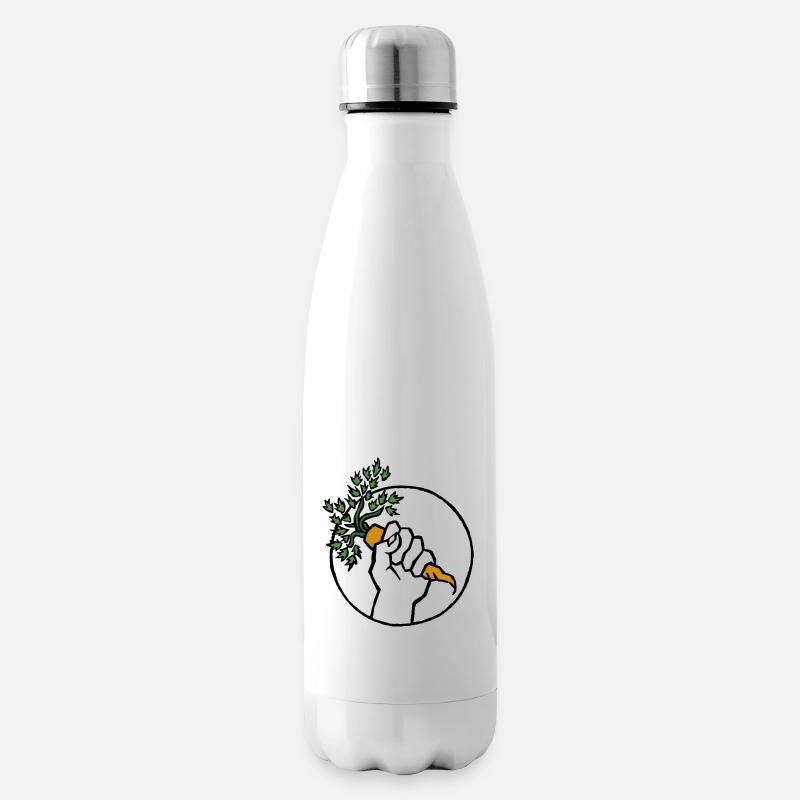 Karotte - Isolierflasche - Weiß