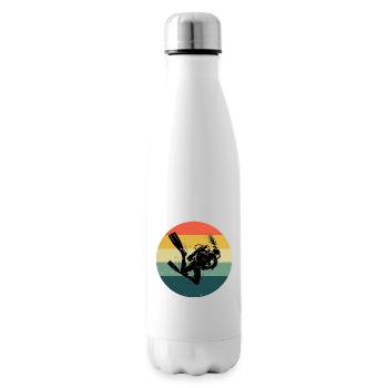 Free Dive Herren Scuba Diver Damen Diver - Isolierflasche - Weiß - Rechts