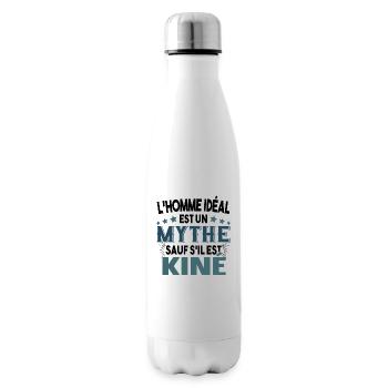 Kiné Kinésithérapeute Métier Médecin Cadeau Humour - Bouteille isotherme - blanc - Droite
