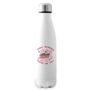 You Want Piece Of Me For Baking Or Baking Fans - Insulated Water Bottle - white - Right