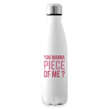You Want Piece Of Me For Baking Or Baking Fans - Insulated Water Bottle - white - Right