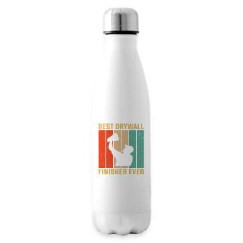 Le meilleur finisseur de cloisons sèches de tous les temps pour - Bouteille isotherme - blanc - Droite