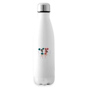 Straight Outta Cheer Practice for Cheerleaders - Insulated Water Bottle - white - Right