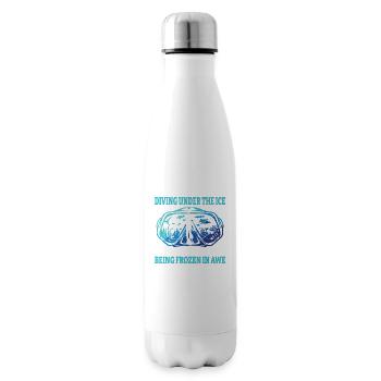Plongée sous la glace, huards - Bouteille isotherme - blanc - Droite