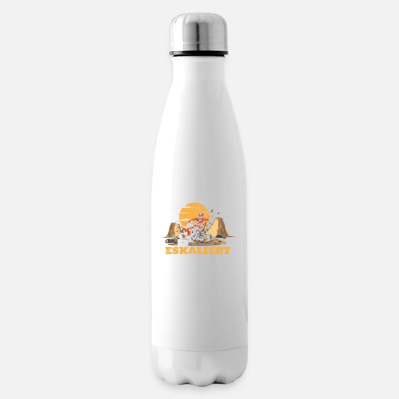 Es Eskaliert Eh Quad - Isolierflasche - Weiß