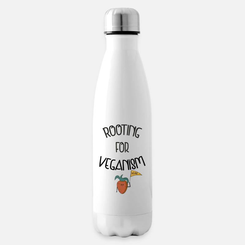 Zujubelnde Karotte - Isolierflasche - Weiß
