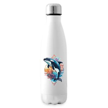 Faszination Orca: Die majestätischen Jäger - Isolierflasche - Weiß - Rechts