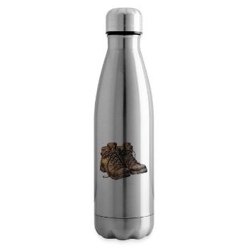 Hiking Shoes - Insulated Water Bottle - silver - Right