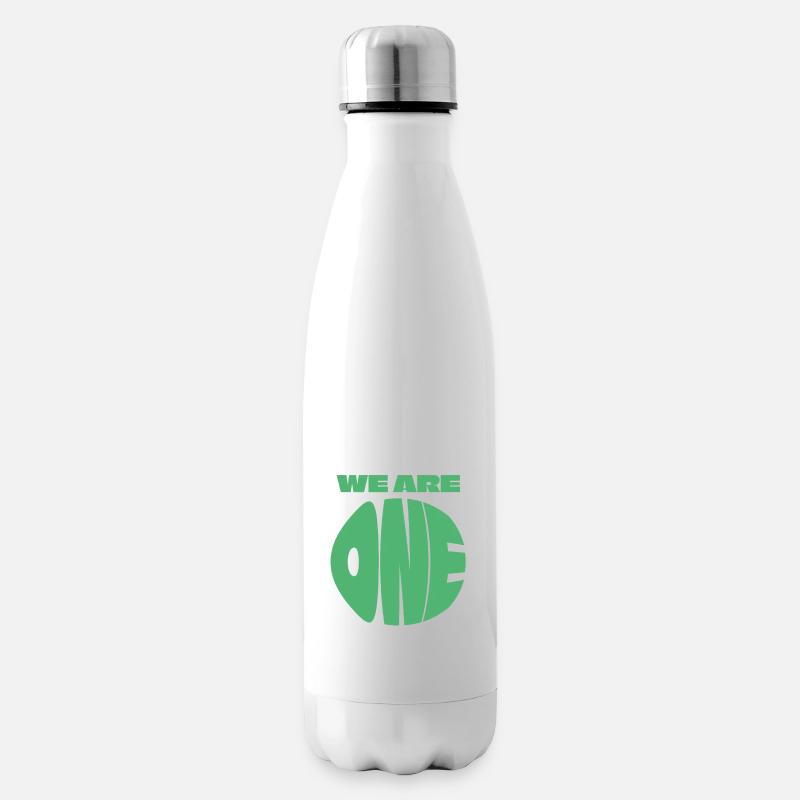 WE ARE ONE (ONE EARTH) - Isolierflasche - Weiß