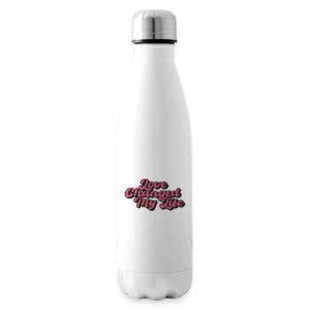 Liebe hat mein Leben verändert - Isolierflasche - Weiß - Rechts
