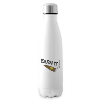 Earn it - Zigarre - Erfolg - Isolierflasche - Weiß - Rechts