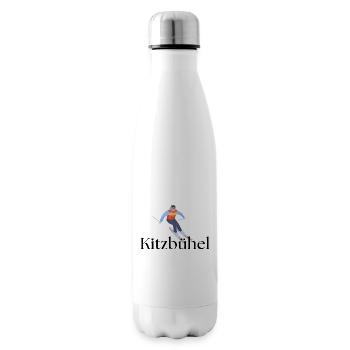 Kitzbühel - Alpen - Skifahren - Apres Ski - Isolierflasche - Weiß - Rechts