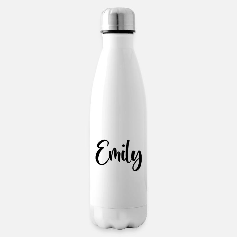Vorname Emily - Isolierflasche - Weiß