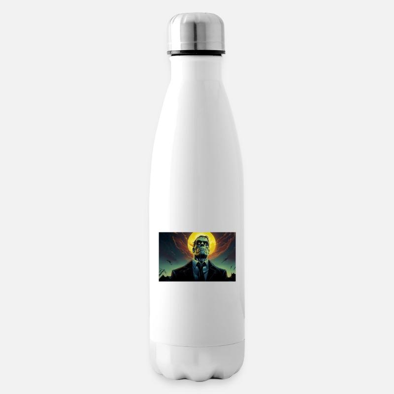 Monstre en costume - Bouteille isotherme - blanc