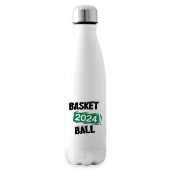 Basketball Spieler Team Turnier Mannschaft in 2024 - Isolierflasche - Weiß - Rechts