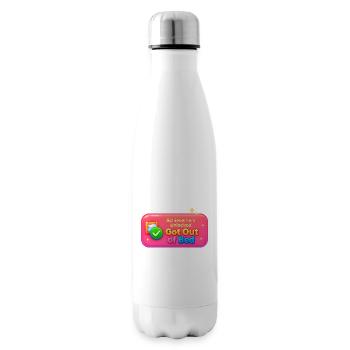 Réalisation réalisée : Conception hors du lit - Bouteille isotherme - blanc - Droite