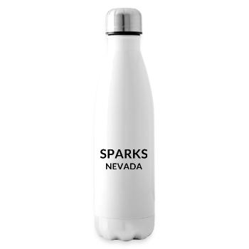 Sparks, Nevada, USA - Insulated Water Bottle - white - Right