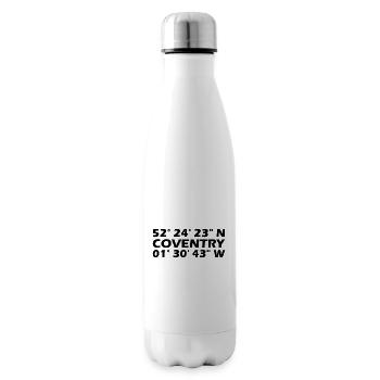 Coventry Koordinaten - Isolierflasche - Weiß - Rechts