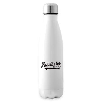 Paketbotin in Rente Renteneintritt Botin Rentnerin - Isolierflasche - Weiß - Rechts