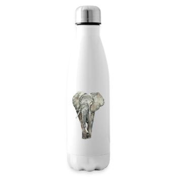 Éléphant - Bouteille isotherme - blanc - Droite