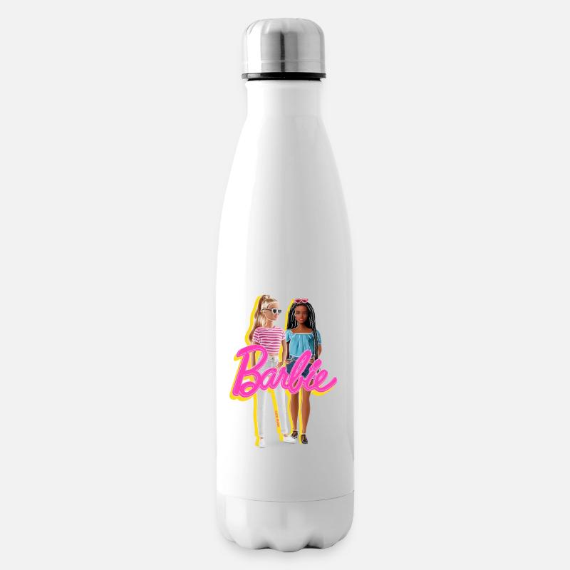 Barbie Et Brooklyn Avec Logo - Bouteille isotherme - blanc