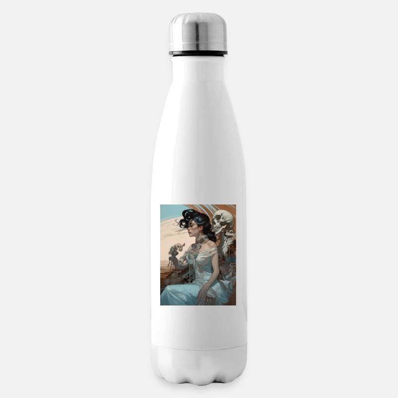 Ghotic Class - Insulated Water Bottle - white