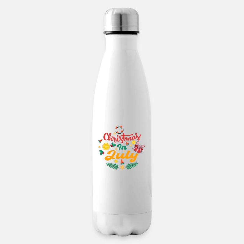 Weihnachten Weihnachten im Juli - Isolierflasche - Weiß