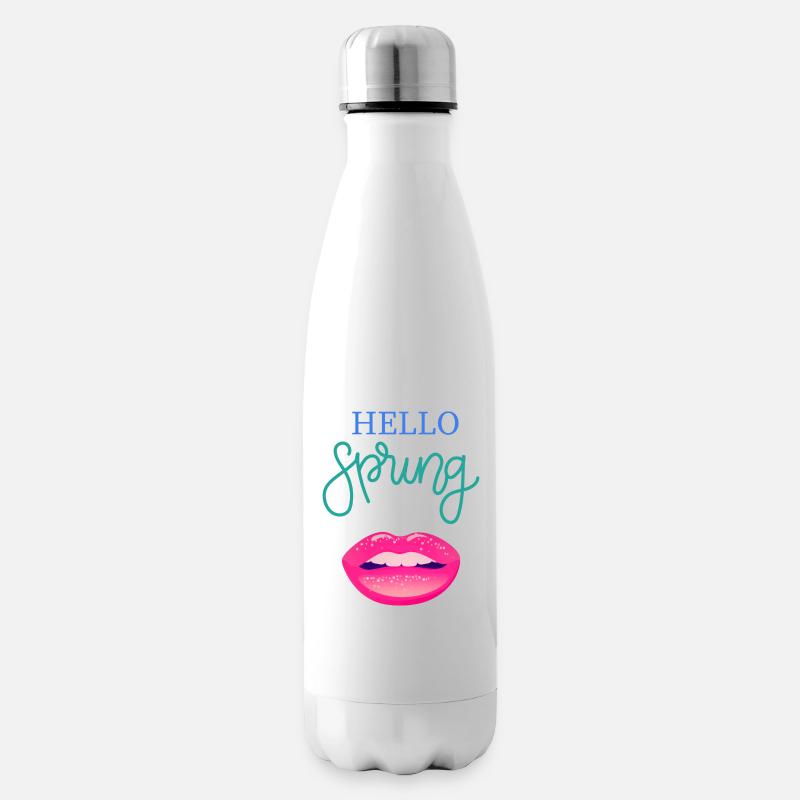 Cadeau printemps - Bouteille isotherme - blanc