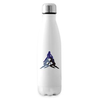 Doppelter Spaß oder doppelter Ärger - Isolierflasche - Weiß - Rechts