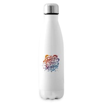 Secrets to Lasting Love - Insulated Water Bottle - white - Right