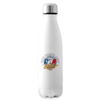 Paris libéré free french army 1944 2024 1 - Bouteille isotherme - blanc - Droite