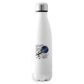Les rêves sont comme les étoiles, il suffit de les suivre. - Bouteille isotherme - blanc - Droite