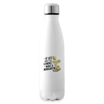 Quand la vie vous donne des citrons, faites de la margarita - Bouteille isotherme - blanc - Droite