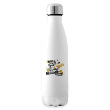 Quand la vie vous donne des citrons, faites de la margarita - Bouteille isotherme - blanc - Droite