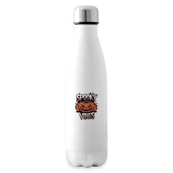 Spooky Jack-o'-lantern – Spooky Vibes - Bouteille isotherme - blanc - Droite