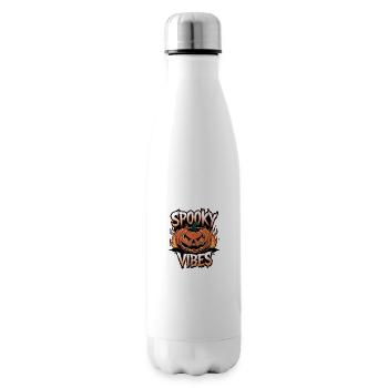 Spooky Jack-o'-lantern – Spooky Vibes - Bouteille isotherme - blanc - Droite