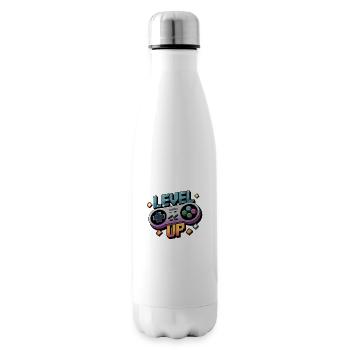 Level Up – Gaming Controller - Insulated Water Bottle - white - Right