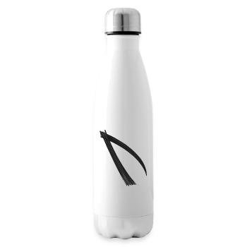 Aesthetic Design, Stripes - Insulated Water Bottle - white - Right