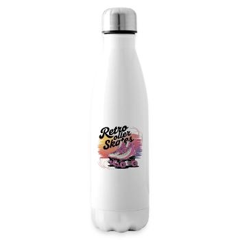 Retro Roller Skates – 80s Vibes - Isolierflasche - Weiß - Rechts