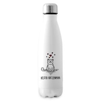 Best Cat Dad - Best Cat Dad - Cat Love - Insulated Water Bottle - white - Right
