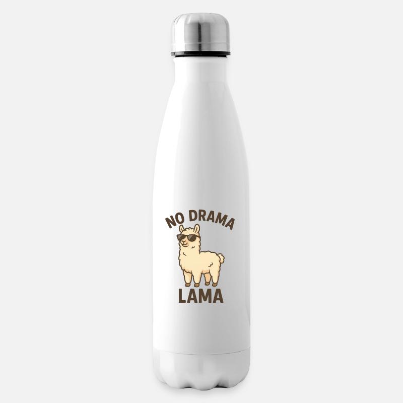 Drama Lama - Isolierflasche - Weiß