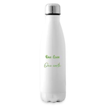 Journée mondiale de la paix - Bouteille isotherme - blanc - Droite