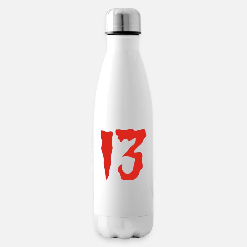 13 - Isolierflasche - Weiß